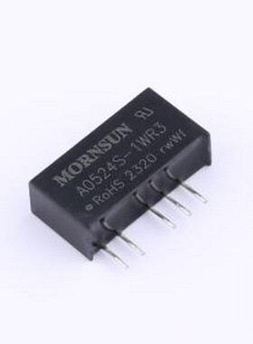 A0524S-1WR3 电源模块 A0524S-1WR3 SIP,19.7x6mm