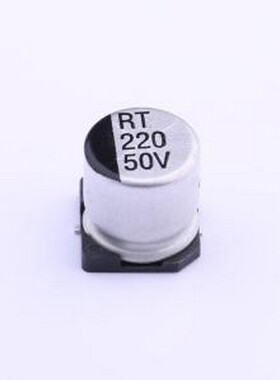 RT1H221M1010 贴片型铝电解电容 220uF ±20% 50V SMD,D10xL10.2m