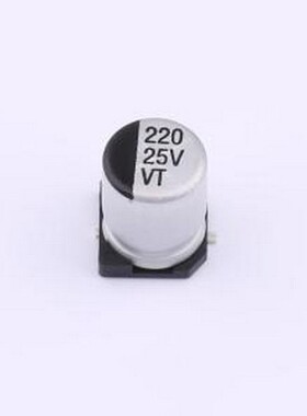 126RV0097 贴片型铝电解电容 220uF ±20% 25V SMD,D8xL10.2mm