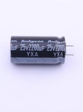 25YXA2200MEFCCE12.5X25 直插铝电解电容 2200uF ±20% 25V 插件,