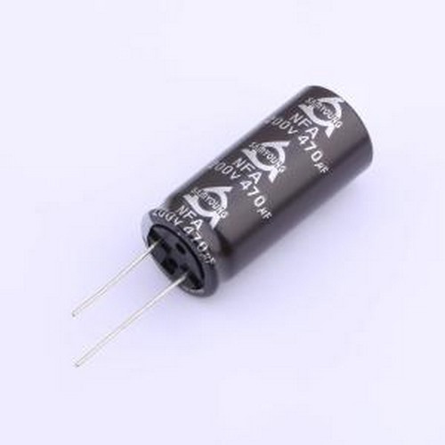 NFA200V470M18*40 LO 直插铝电解电容 470uF ±20% 200V 插件,D18