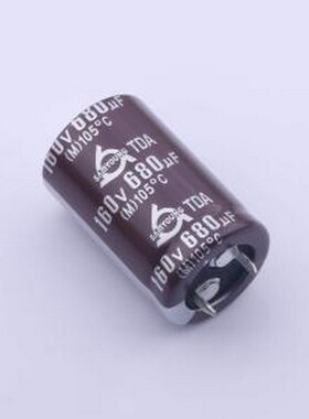 TDA160V680M22*35 V 牛角型电解电容 680uF 160V 插件,D22xL35mm