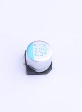 APXF6R3ARA221MF61G 固态电容 220uF ±20% 6.3V SMD,D6.3xL5.8mm