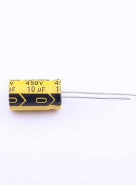 ECRF1016100M451P00 直插铝电解电容 10uF ±20% 450V 插件,D10xL