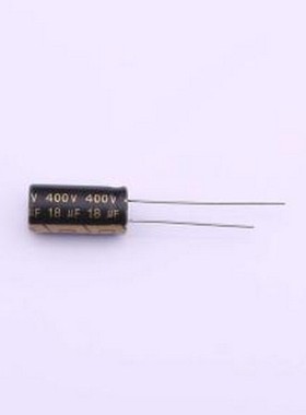 87EC0177 直插铝电解电容 18uF ±20% 400V 插件,D8xL18mm