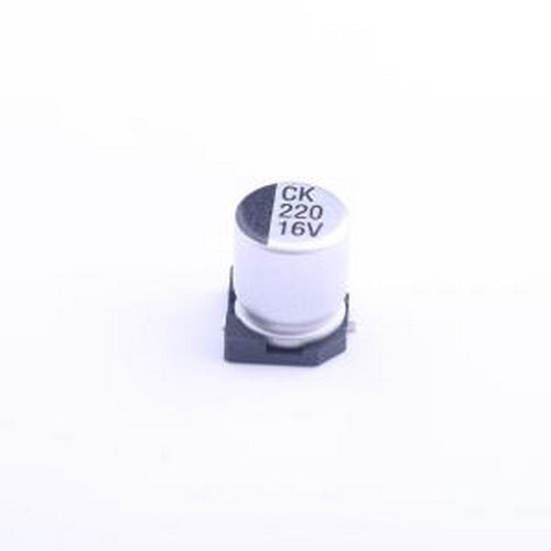 CK1C221M-CRE77 贴片型铝电解电容 220uF ±20% 16V SMD,D6.3xL7.