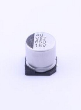 VEJ681M1CTR-1010 贴片型铝电解电容 680uF ±20% 16V SMD,D10xL1