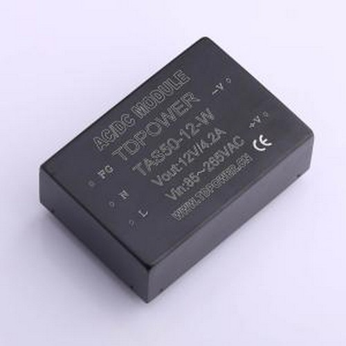 TAS50-12-W 电源模块 TAS50-12-W 插件,48x70mm