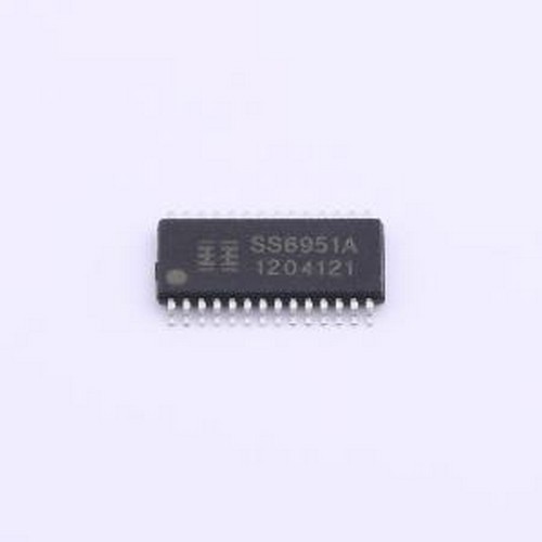 SS6951A 电机驱动芯片 4A 内置MOS全桥电机驱动芯片 50V ETSSOP-2