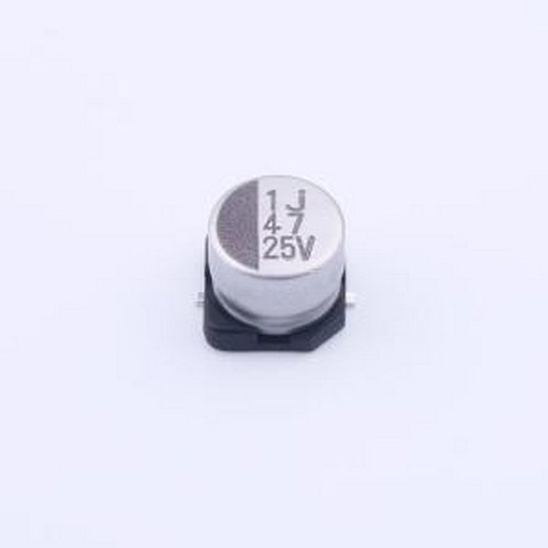 RV3-25V470MF55U-R 贴片型铝电解电容 47uF ±20% 25V SMD,D6.3xL
