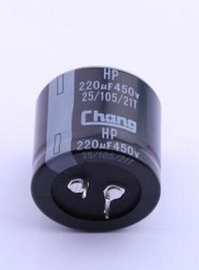HP2W221MS300S68CV0 牛角型电解电容 220uF ±20% 450V 插件,D35x