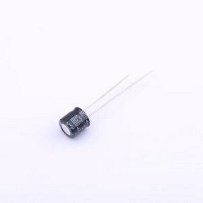 10ZLG100MEFC6.3X7 直插铝电解电容 100uF ±20% 10V 插件,D6.3xL