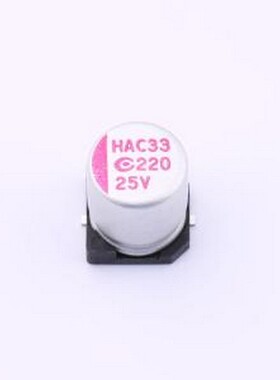 250AVHA221M0810 固态电容 220uF ±20% 25V SMD,D8xL9.7mm