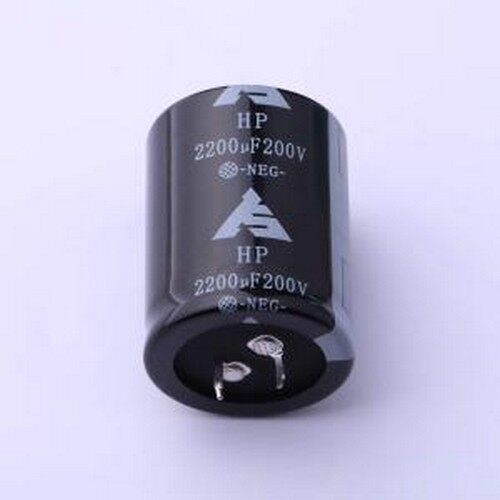 HPL222M35045FVA 牛角型电解电容 2200uF ±20% 200V 插件,D35xL4