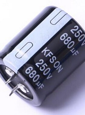 KN681M25030*35A 牛角型电解电容 680uF ±20% 250V 插件,D30xL35