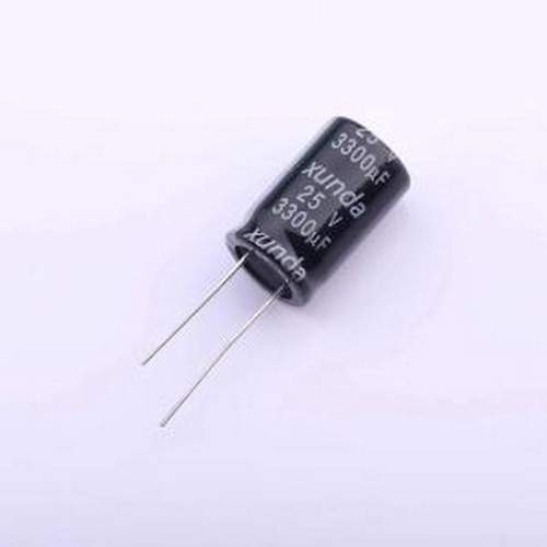 RK3381EMN252RB 直插铝电解电容 3300uF ±20% 25V 插件,D16xL25m