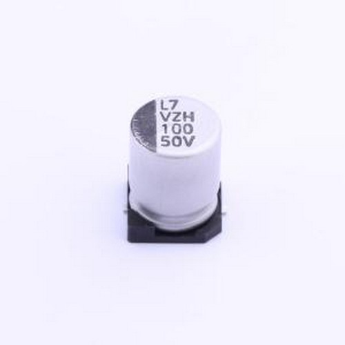 VZH101M1HTR-0810L 贴片型铝电解电容 100uF ±20% 50V SMD,D8xL1
