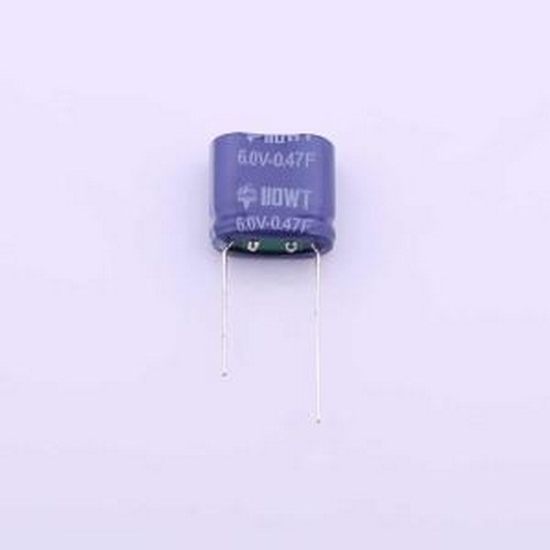 WTR6V00F47Z-0816L 超级电容器 0.47F -10%~+30% 6V 插件,P=12mm