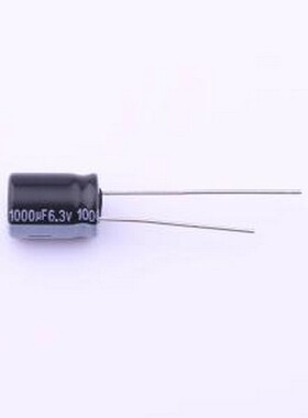 RGA102MOJBK-0811 直插铝电解电容 1000uF ±20% 6.3V 插件,D8xL1
