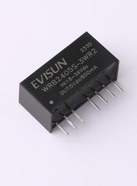 WRB2405S-3WR2 电源模块 DC-DC 输入24V(18V~36V)输出5V 600mA 3W