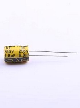 ECRF08126R8M251P00 直插铝电解电容 6.8uF ±20% 250V 插件,D8xL