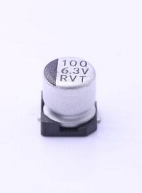 RVT0J101M0505 贴片型铝电解电容 100uF ±20% 6.3V SMD,D5xL5.4m