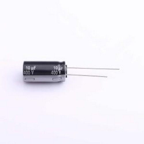 EEUED2G100 直插铝电解电容 10uF ±20% 400V 插件,D10xL20mm