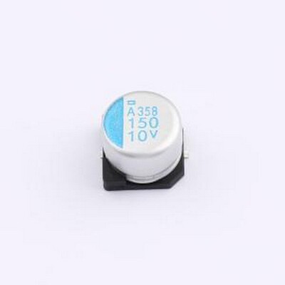 APXA100ARA151MH70G 固态电容 150uF ±20% 10V SMD,D8xL6.7mm
