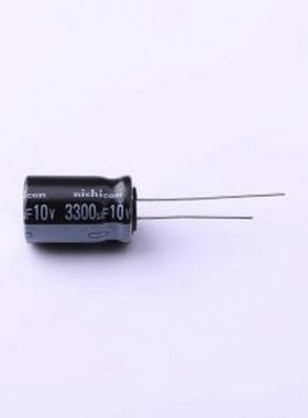 UHV1A332MHD 直插铝电解电容 3300uF ±20% 10V 插件,D12.5xL20mm