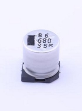 35CE680KX+D 贴片型铝电解电容 680uF ±20% 35V SMD,D12.5xL13.5