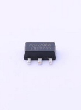 ME6206A15PG 线性稳压器(LDO) 输入6V 输出1.5V 100mA SOT-89-3