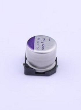 25SVPD10M 固态电容 10uF ±20% 25V SMD,D6.3xL5.9mm