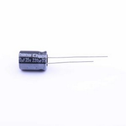 GF1V221MF115A00CV0 直插铝电解电容 220uF ±20% 35V 插件,D8xL1