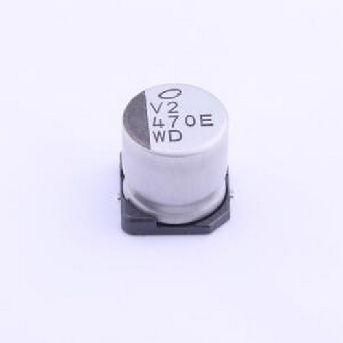 UWD1E471MCL1GS 贴片型铝电解电容 470uF ±20% 25V SMD,D10xL10m