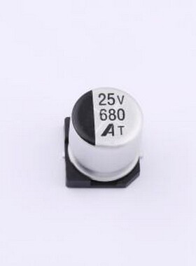 GVT1E687M1010CNVC 贴片型铝电解电容 680uF ±20% 25V SMD,D10xL
