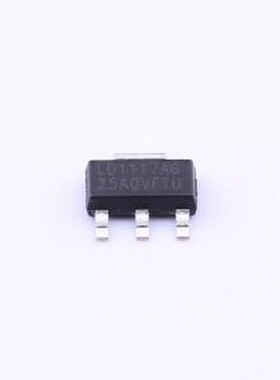 LD1117AG-25-AA3-A-R 线性稳压器(LDO) 输入15V 输出2.5V 1A SOT-