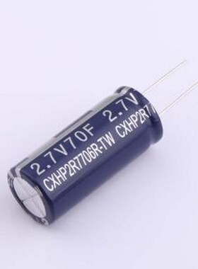 CXHP-2R7706R-TW 超级电容器 70F ±20% 2.7V 插件,18x40mm