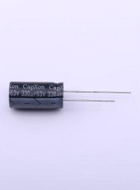 KF331M063G200A 直插铝电解电容 330uF ±20% 63V 插件,D10xL20mm