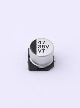 VT47UF35V167RV0137 贴片型铝电解电容 47uF ±20% 35V SMD,D6.3x