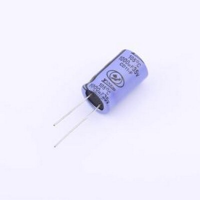 ECF1VM102K21OTPO 直插铝电解电容 1000uF ±20% 35V 插件,D13xL2