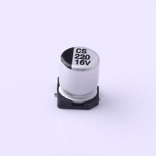 CS1C221M-CRE77 贴片型铝电解电容 220uF ±20% 16V SMD,D6.3xL7.