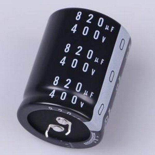 LGG2G821MELC45 牛角型电解电容 820uF ±20% 400V 插件,D35xL47m