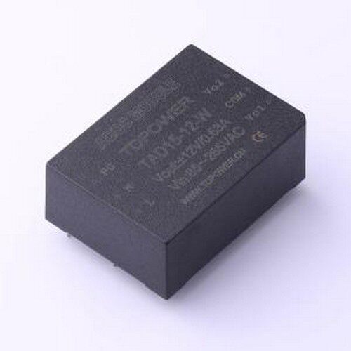 TAD15-12-W 电源模块 TAD15-12-W 插件,45x62mm