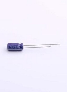 ECA2AM100 直插铝电解电容 10uF ±20% 100V 插件,D5xL11mm