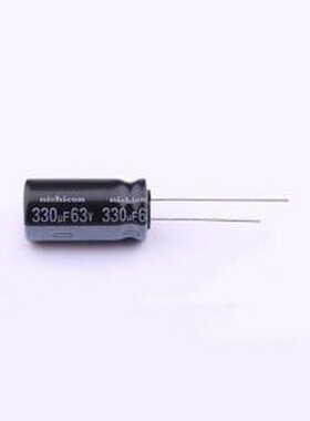 UHE1J331MHD 直插铝电解电容 330uF ±20% 插件,D12.5xL25mm