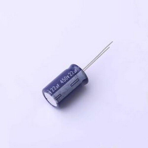 EGW2WM220W20OT 直插铝电解电容 22uF ±20% 450V 插件,D12.5xL20