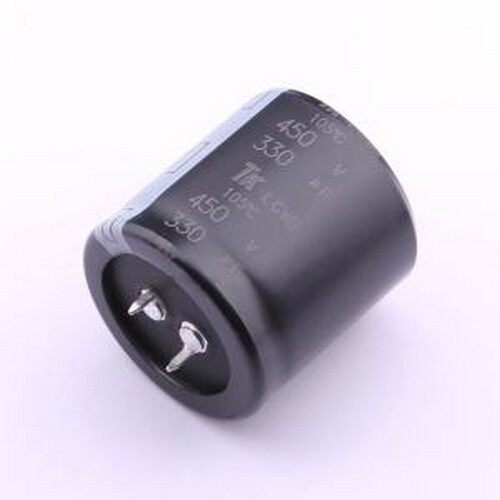 2WLGWB331M6R35 牛角型电解电容 330uF ±20% 450V 插件,D35xL35m