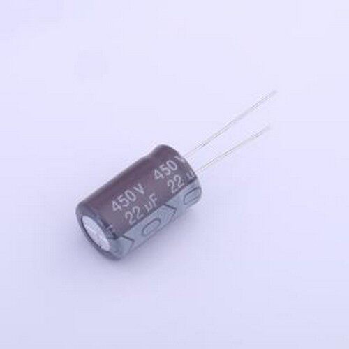 01EC2051 直插铝电解电容 22uF ±20% 450V 插件,D13xL20mm