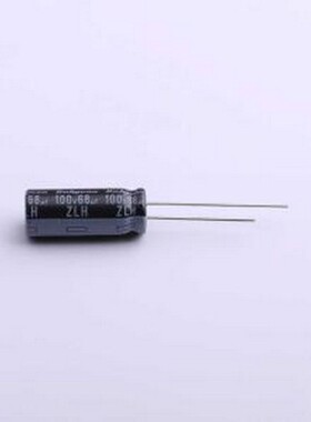 100ZLH68MEFC8X20 直插铝电解电容 68uF ±20% 100V 插件,D8xL20m