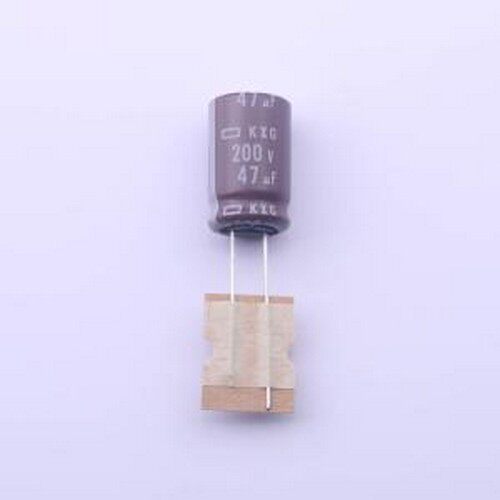 EKXG201ETD470MK20S 直插铝电解电容 47uF ±20% 200V 插件,D12.5